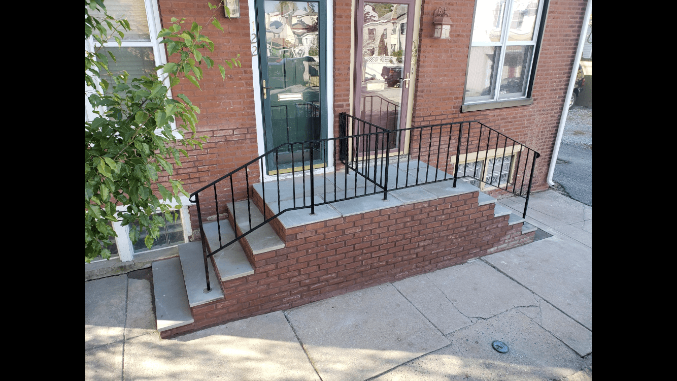 Brick and Flagstone Stoop Renovation West Chester, Pa