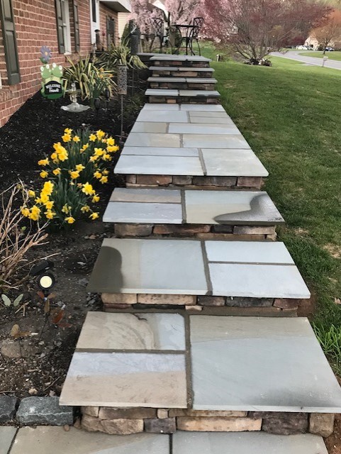 Flagstone Step & Walkway